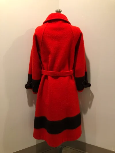 Vintage Hudson's Bay Company Red Point Blanket Coat