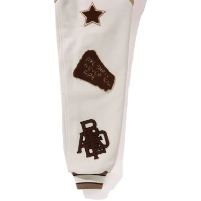 Bape Multi Motif Varsity Jacket