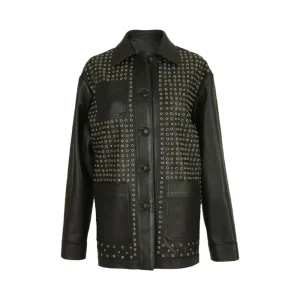 Karri Black Leather Jacket