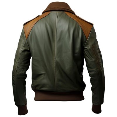 Men’s A2 Aviator Sheepskin Leather Bomber Jacket