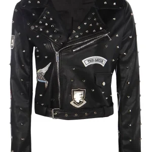 Sophie Studded Leather Jacket