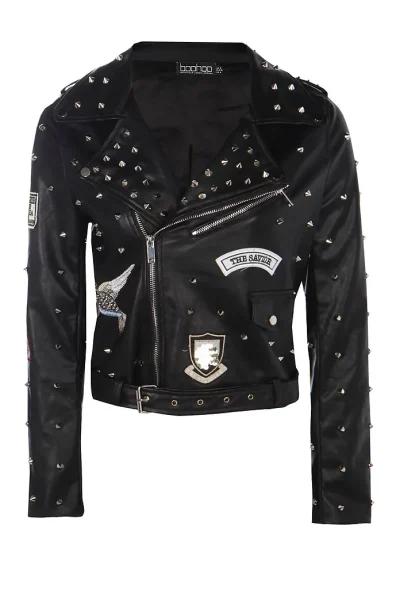 Sophie Studded Leather Jacket