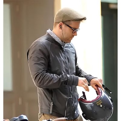 Ryan Reynolds Deadpool 3 Black Leather Jacket