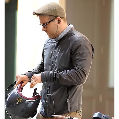 Ryan Reynolds Deadpool 3 Black Leather Jacket