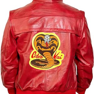 Cobra Kai Red Leather Jacket