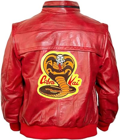 Cobra Kai Red Leather Jacket