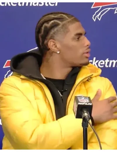 Bills Rookie Keon Coleman Macy’s Coat