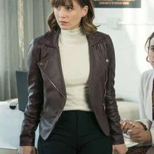 Evil Kristen Bouchard Purple Leather Jacket
