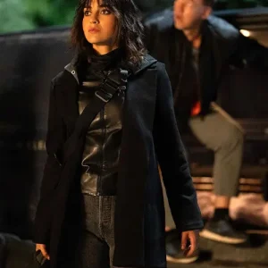 Melissa Barrera Abigail 2024 Wool Coat
