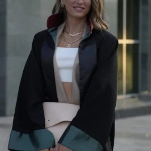 Thank You, Next 2024 Serenay Sarikaya Black Coat