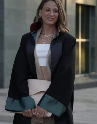 Thank You, Next 2024 Serenay Sarikaya Black Coat