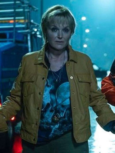 Curfew Lou Collins Yellow Leather Jacket
