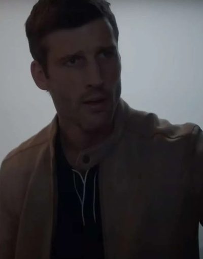 The Image Of You 2024 Parker Young Brown Leather Jacket