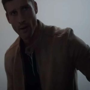 The Image Of You 2024 Parker Young Brown Leather Jacket