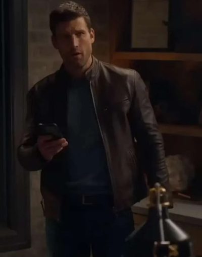 The Image Of You 2024 Parker Young Leather Jacket