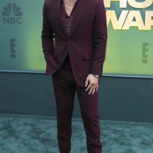 Simu Liu People’s Choice Award Maroon Suit