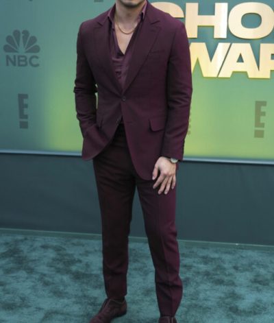 Simu Liu People’s Choice Award Maroon Suit