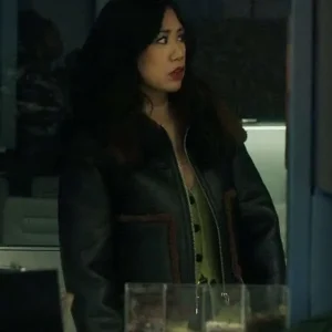 Melody ‘Mel’ Bayani The Equalizer S03 Shearling Leather Jacket