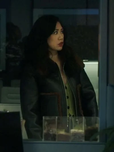 Melody ‘Mel’ Bayani The Equalizer S03 Shearling Leather Jacket