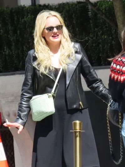 Imogen Salter The Veil Black Leather Jacket