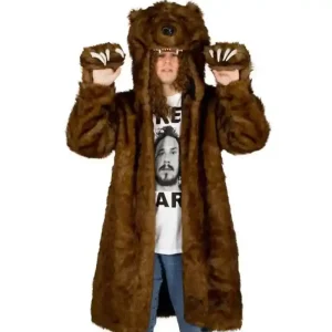 Workaholics Adult Brown Bear Coat
