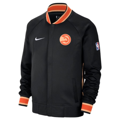 Atlanta Hawks Black 2022/23 Showtime Thermaflex Jacket
