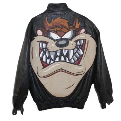 Tasmanian Devil Looney Tunes Leather Jacket