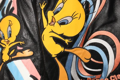 Looney Tunes Tweety Bird Leather Jacket