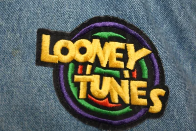 Looney Tunes Leather Denim Jeff Hamilton Jacket