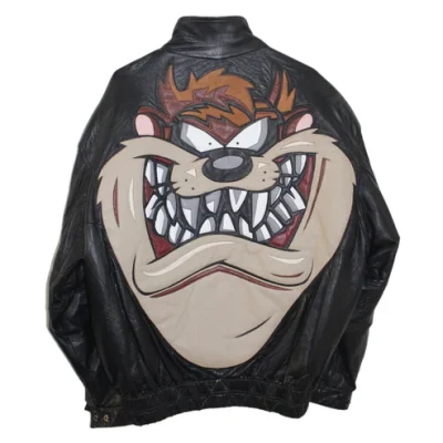 Tasmanian Devil Looney Tunes Leather Jacket