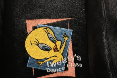 Looney Tunes Tweety Bird Leather Jacket