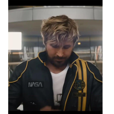 Ryan Gosling The Fall Guy Nasa Leather Jacket