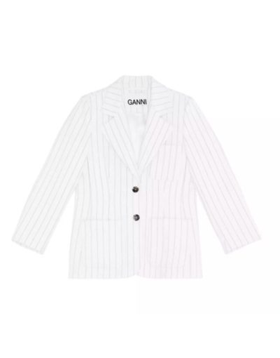 Land Of Women 2024 Eva Longoria Pinstripe Blazer
