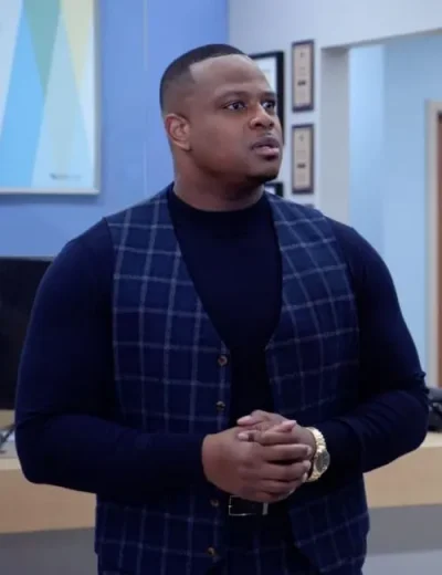 Brian Jordan Jr. Sistas Tv Series Blue Vest