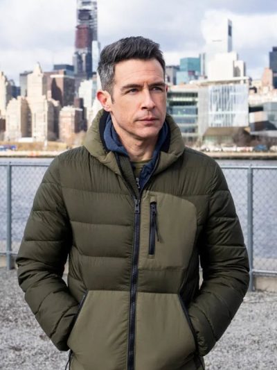 Special Agent Stuart Scola Fbi S06 Green Puffer Jacket