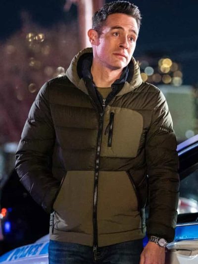 Special Agent Stuart Scola Fbi S06 Green Puffer Jacket