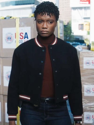 Special Agent Tiffany Wallace Fbi S06 Black Bomber Jacket