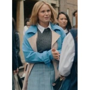 Geek Girl 2024 Mia Jenkins Colorblock Trench Coat