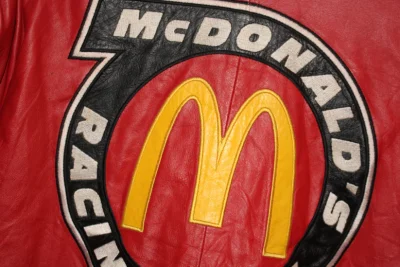 Rare Mcdonald’s Racing Nascar Bill Elliott Leather Jacket