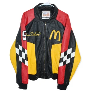 Rare Mcdonald’s Racing Nascar Bill Elliott Leather Jacket