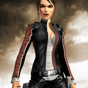 Lara Croft Tomb Raider Legend Game Leather Jacket