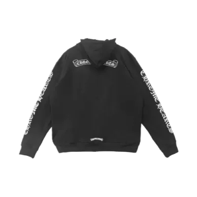 Chrome Hearts Black Luxurious Zip Up Hoodie