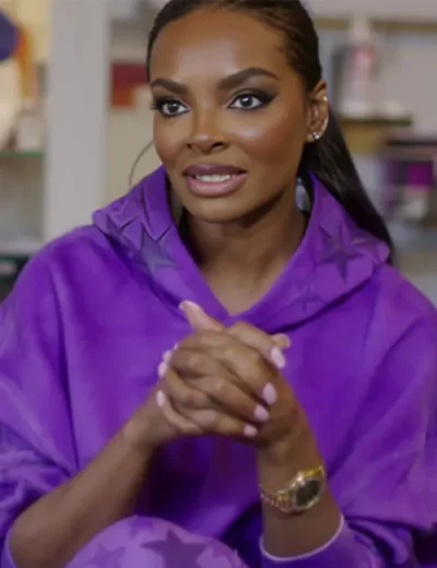Brooke Bailey Basketball Wives S011 Purple Star Hoodie
