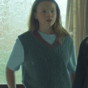 The Jetty 2024 Laura Marcus Grey Sweater Vest