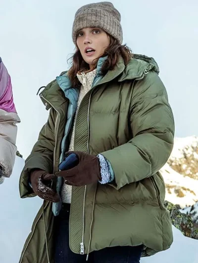 Giovanna Deluca Anthracite Green Puffer Jacket