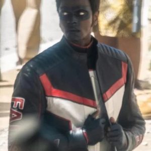 Superman 2025 Edi Gathegi Leather Jacket