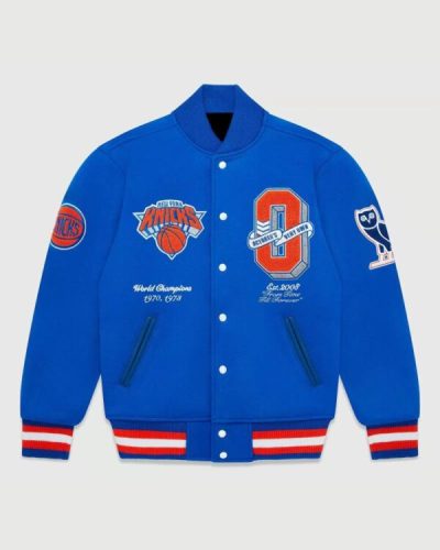 OVO NBA New York Knicks Varsity Jacket