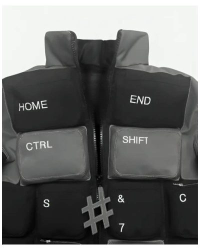 Black And Grey Keyboard Jacket