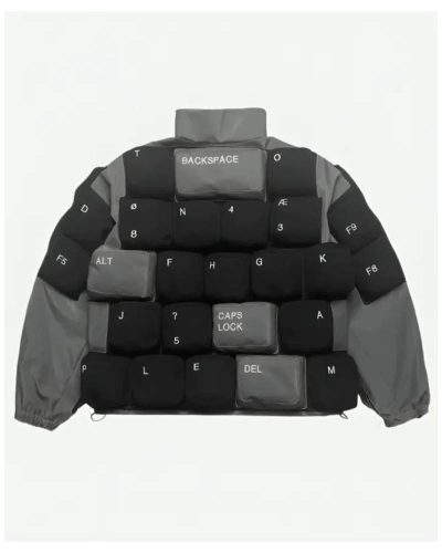 Black And Grey Keyboard Jacket