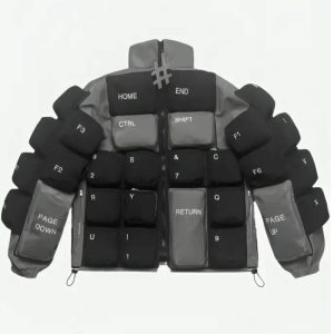 Black And Grey Keyboard Jacket
